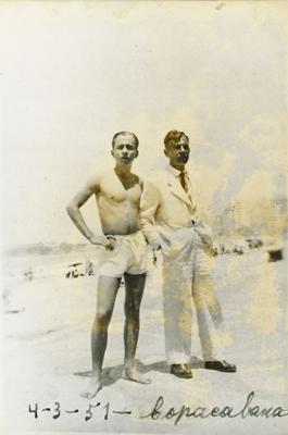 Geraldo Vandré com o pai