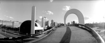 Vista externa do Memorial da América Latina