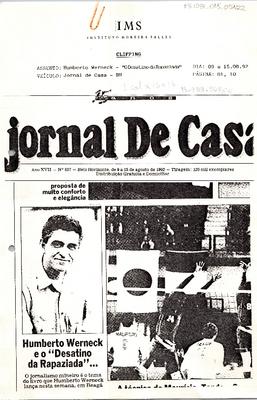 Humberto Werneck e o "Desatino da Rapaziada"...