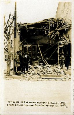 Efeitos da Revolução de 1924 – Efeito de uma granada