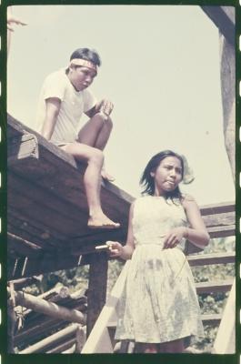 Filmagens de "Iracema: uma transa amazônica", com direção de Jorge Bodanzky e Orlando Senna