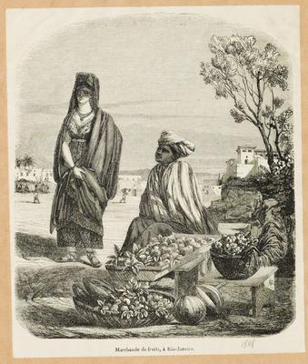 Marchande de fruits, à Rio-Janeiro