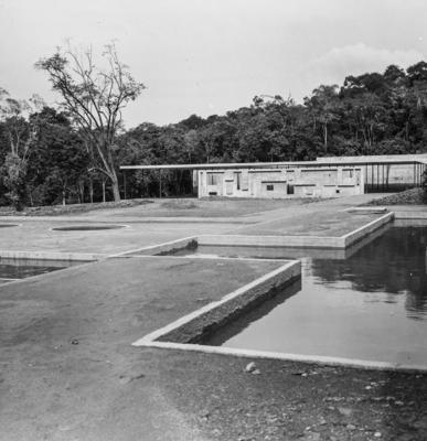 Residência de Francisco Pignatari, atual Parque Burle Marx, projeto de Oscar Niemeyer e Burle Marx