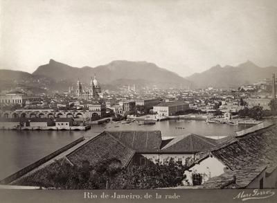Porto do Rio e Candelária; a partir da Ilha das Cobras
