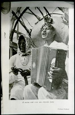 Caipira com sanfona (reprodução de periódico)