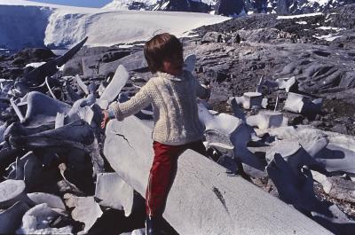 Igor Belli andando pelo cemitério de baleias
