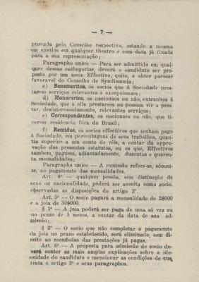 Estatutos da Sociedade Brasileira de Autores Theatrais