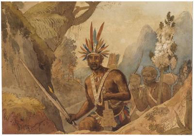 [Pari Expedition (Chef de Bororenos partant pour une attaque)]