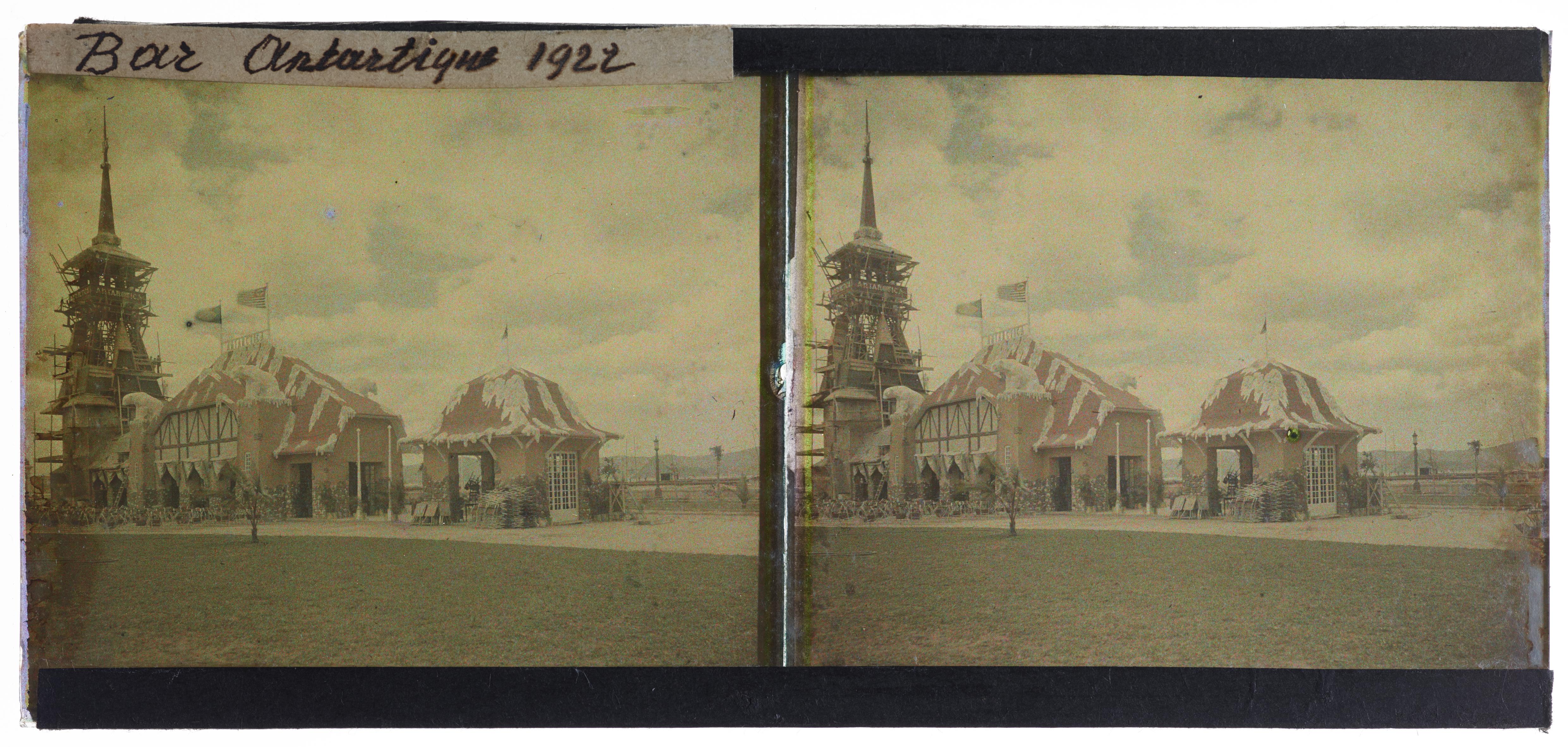 Exposição de 1922 - Bar da cervejaria Antártica