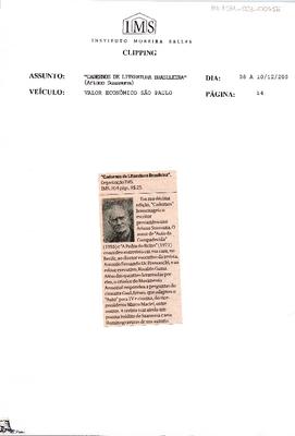 "Cadernos de Literatura Brasileira"