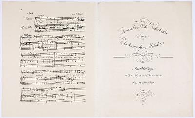 (Músicas populares brasileiras e melodias indígenas. Composição por Dr v. Spix e Dr v. Martius. Viagem ao Brasil)