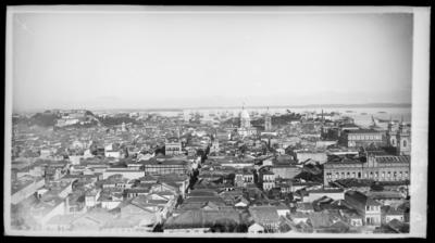 Panorama do Centro; a partir da Esplanada do Castelo