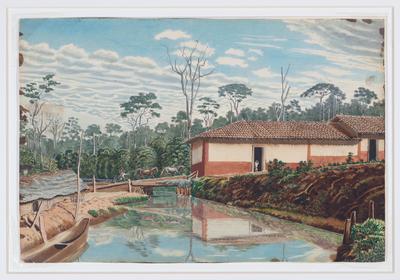 Estudo de reflexão de objetos na água