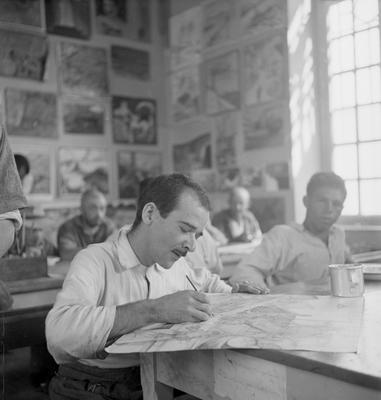 Interno do Hospital Psiquiátrico do Juquery