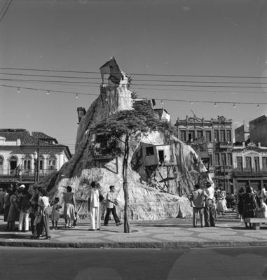 Decoração de rua no carnaval carioca