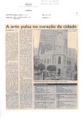 A arte pulsa no coração da cidade