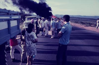 Incêndio em ônibus