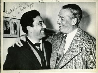 Vicente Celestino e Maurice Chevalier