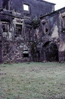 Casa da Torre de Garcia d'Ávila - vista para o pátio