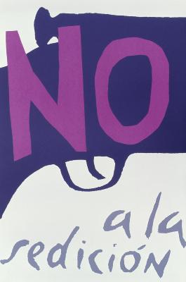 Reprodução de cartaz feito por artistas chilenos