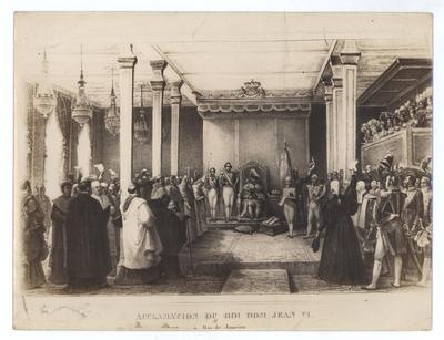 Aclamação de Dom João VI (pintura - reprodução)