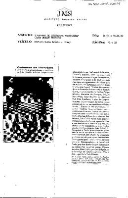 Cadernos de Literatura