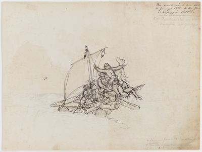 [Estudo para náufragos em jangada]