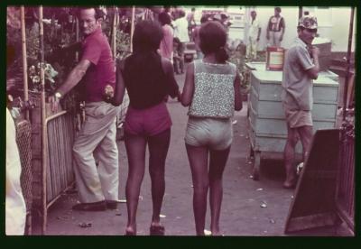 Teste de atriz com Edna de Cássia para o papel de Iracema no filme "Iracema: uma transa amazônica"