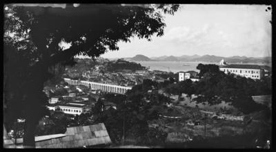 Bairro da Lapa, Aqueduto da Carioca e Convento de Santa Teresa; a partir de Santa Teresa