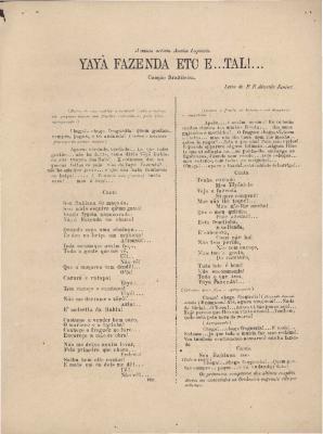 Yaya fazenda etc e... Tal!...