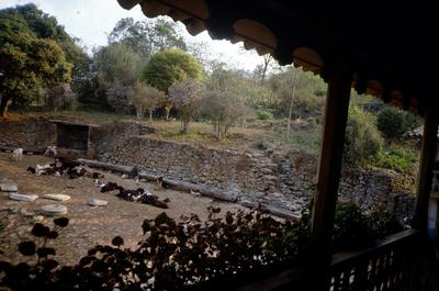 Pátio visto da varanda