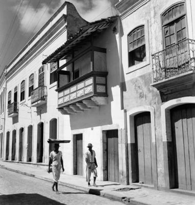 Sobrado mourisco na Rua do Amparo