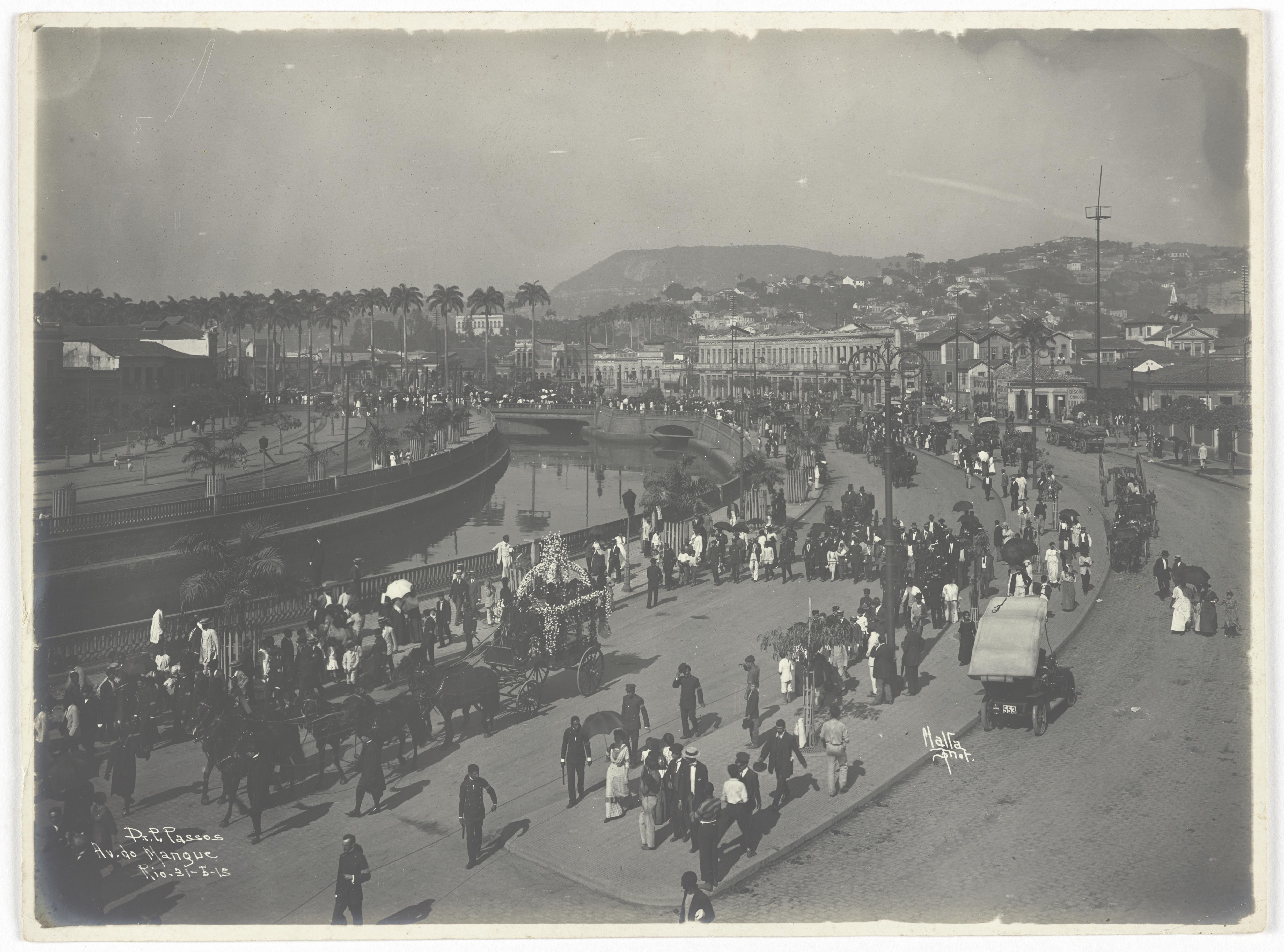 Cortejo fúnebre do prefeito Pereira Passos