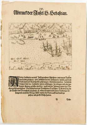 Abtruck der Insel S. Sebastian