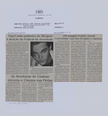 Papel mais polêmico de DiCaprio é atração do Festival da Juventude