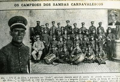 Sargento Sobrinho e Banda do Regimento de Cavalaria da Brigada Policial