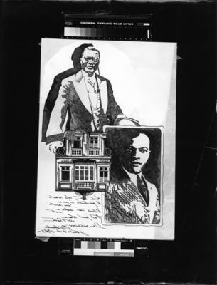 Eduardo das Neves e Cândido das Neves (desenho - contato ampliado)