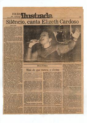 Silêncio, canta Elizeth Cardoso