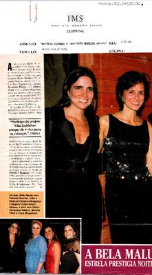 A bela Malu Mader em black-tie no Rio: Estrela prestigia noite solidária na mos-;tra de decoração Casa Cor