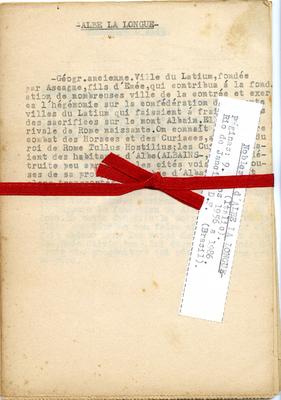 Apontamentos sobre a genealogia da família Albe la Longue