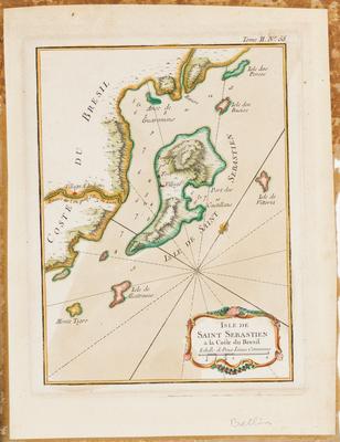 Isle de Saint Sebastien a la Coste du Bresil