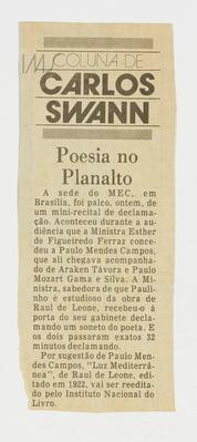 Poesia no Planalto