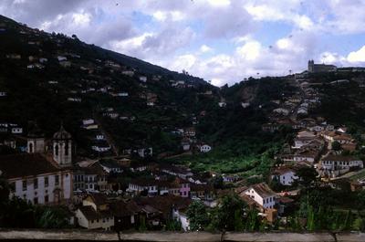 Vista da cidade, a partir do adro de Santa Efigênia
