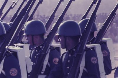 Desfile militar em comemoração à independência chilena