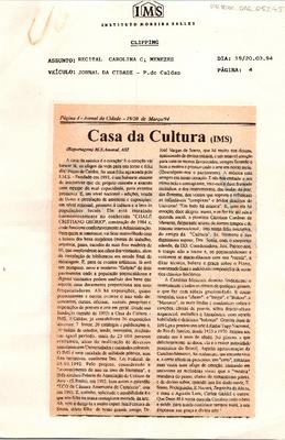 Casa da Cultura (IMS)