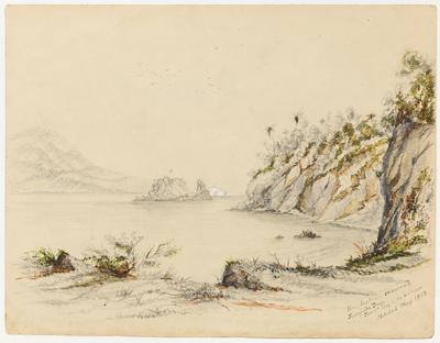 View looking seaward Jurajuba Bay. Fort Sta Cruz in the distance