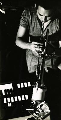 Papudinho com o trompete