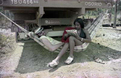 Filmagens de "Iracema: uma transa amazônica", com direção de Jorge Bodanzky e Orlando Senna