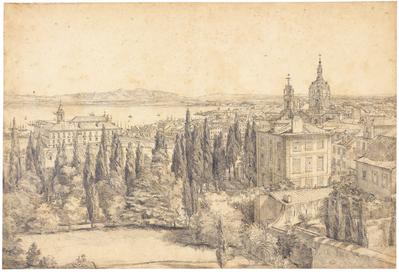 (Basílica da Estrela vista do cemitério inglês)