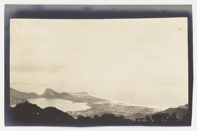 Vista da lagoa Rodrigo de Freitas, Ipanema e Leblon.